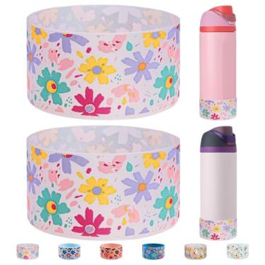 Imagem de HEYSKAY 2 peças de bota de silicone para garrafa de água Owala Flask 680 g, capa protetora antiderrapante para Owala Twist, garrafa de água de aço inoxidável FreeSip and Flip sem BPA Base inferior da