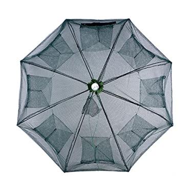 Imagem de Gaiola de pesca dobrável para capturar peixes rede isca desembarque