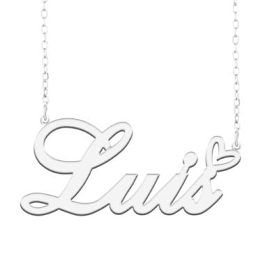 Imagem de A168A Colar de nome personalizado personalizado personalizado colar de nome banhado para mãe filha amizade feminino dia dos namorados aniversário de Natal ano novo, Metal, Sem pedras preciosas