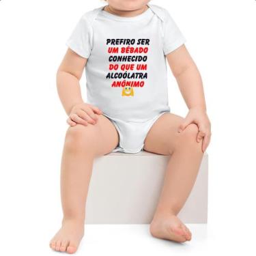 Imagem de Body infantil Prefiro um bebado conhecido - Alearts, G