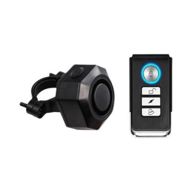 Imagem de Alarme Antifurto Para Moto E Bicicleta 113dB À Prova d'Água Com Contro