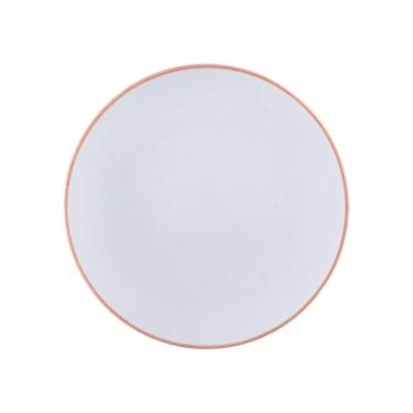 Imagem de Prato Raso Tramontina Jeri Mocha Em Porcelana 25 Cm Tramontina