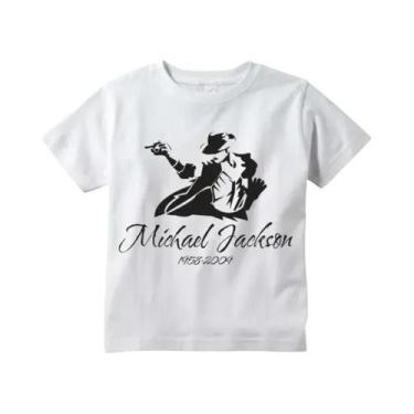 Imagem de Camiseta Gráfica Michael Jackson plus Size Para Mulheres, Estilo Haraj