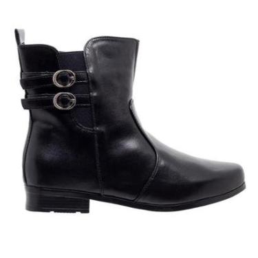 Imagem de Bota Coturno Feminina Mooncity 72324 Preta-Feminino