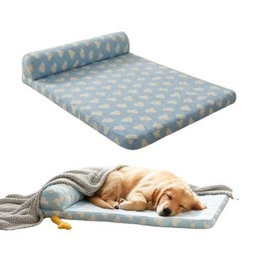 Imagem de Cama De Pet Fundo Impermeável Anti Friagem Fibra Siliconada Tecido Poliéster Confortável