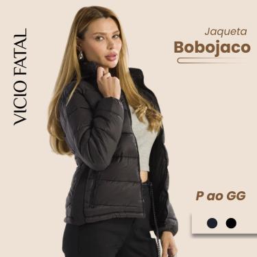 Imagem de Jaqueta Feminina Nylon Gominhos Forro Flanelado-Feminino