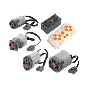 Imagem de Kit De Blocos De Construção Programáveis De 8 Velocidades Com Motor Se