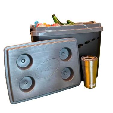 Imagem de Copo termic coleman + brinde caixa pop 32l inox/preto - INVICTA