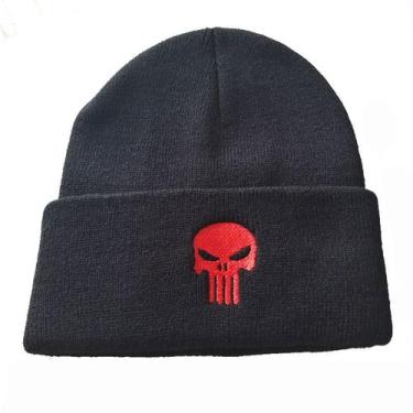 Imagem de Gorro de inverno Knitted Hat Punishers Anime para adultos e crianças -