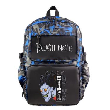 Imagem de Mochila Anime School Bag Children Death Note Nylon 39x23x45cm - Yiweis