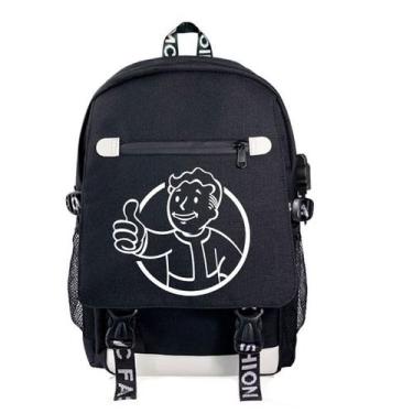 Imagem de Mochila escolar Fallout Radiation Anime para crianças - yiweisai