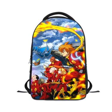 Imagem de Mochila Demon Kids School Mochila Oxford impressa em 3D 24x12x30cm - y