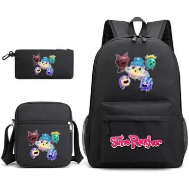 Imagem de Conjunto de mochilas Slimes Ranchers Cartoon Kids School Nylon - Yiwei