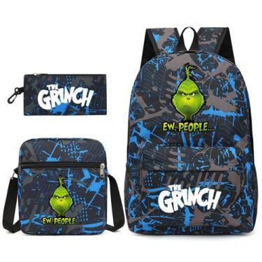 Imagem de Conjunto de mochilas escolares Christmas Grinchs, 3 unidades para cria