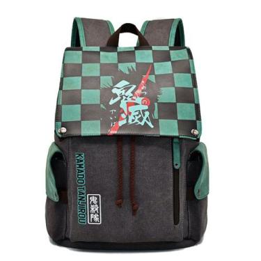 Imagem de Mochila escolar Demons Slayers Kamado Tanjirou para crianças - yiweisa