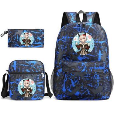 Imagem de Conjunto de mochilas Prettys Derbys School, 3 unidades com bolsa de om