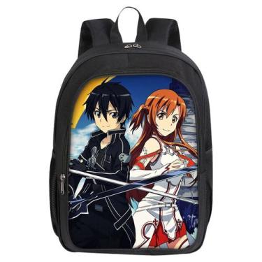 Imagem de Mochila Sword Art Online Kirito Yuuki Asuna para crianças - yiweisai