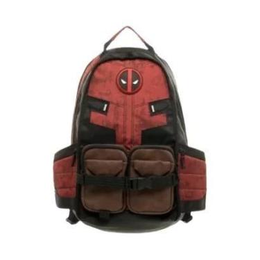 Imagem de Marvel Avengers Deadpool Capitão América Mochila Infantil De Alta Capa