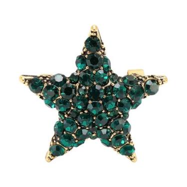 Imagem de Broches De Estrela Cadente Com Franjas De Strass Unissex Para Mulheres