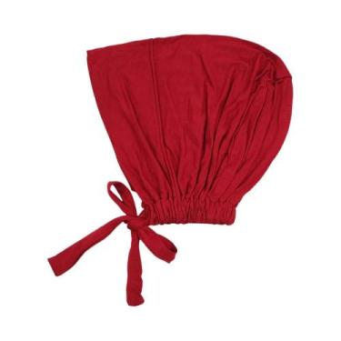 Imagem de Touca Hijab Modal Feminina, Turbante Interno Com Cordão, Lenço Islâmic
