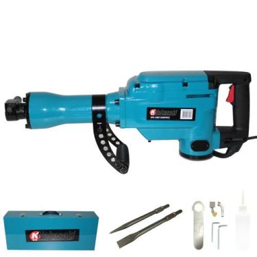 Imagem de Martelete Demolidor 15kg 1800W Profissional com Maleta Ponteira e Talh