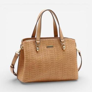 Imagem de Bolsa Feminina Chenson Mão Tressê Western Bege-Feminino