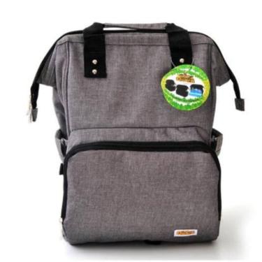Imagem de Mochila Maternidade Turminha Guara Cinza
