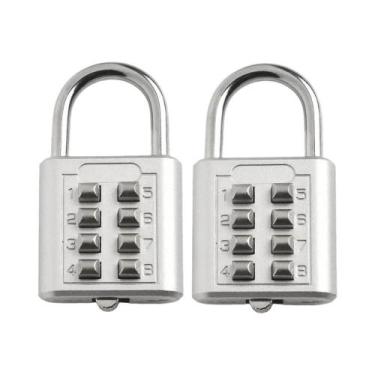 Imagem de Cadeado De Combinação À Prova d'Água De 8 Dígitos Em Liga De Zinco, Fe