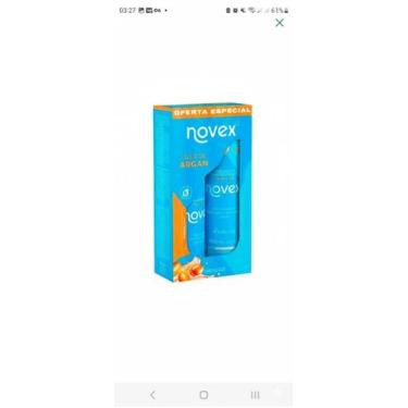 Imagem de Kit Novex Óleo de Argan Embelleze - Shampoo + Condicionante 300ml