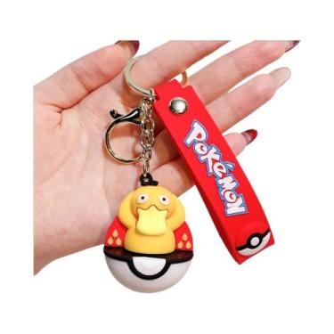 Imagem de Chaveiro De Silicone Pokémon Para Crianças: Pikachu, Charmander, Squir