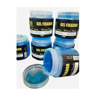 Imagem de Gel Fixador Ultra Forte com D-Pantenol - Uso Profissional, Azul, 6 uni