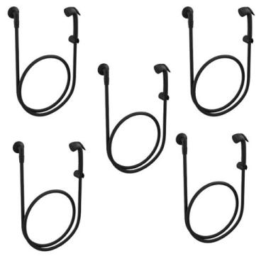 Imagem de Kit 5 Peças Ducha Higiênica Preto Fosco Docol Base 000579ce