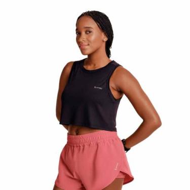 Imagem de Regata Cropped Feminina Lupo Sport Original Poliamida Academia Beach T