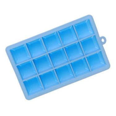 Imagem de Forma de Gelo Em Silicone 15 Cubos Livre De BPA Bebida Drink - UNY GIF