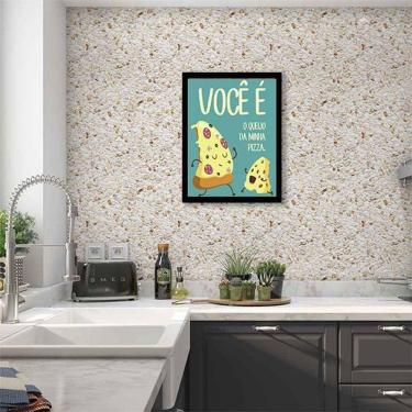 Imagem de Quadro Decorativo Você é o Queijo Da Minha Pizza