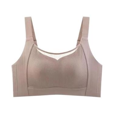 Imagem de Sutiã Sem Fio Ajustável De Tamanho Grande, Respirável, Para Conforto E