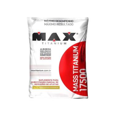 Imagem de Hipercalórico Mass Titanium 17500 Refil 3 kg - Baunilha - Max Titanium