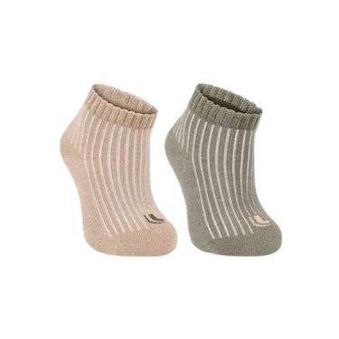 Imagem de Kit/2 Meia Cano Médio Lupo Baby 02025-088 Punho Soft Algodão T. 16/23,