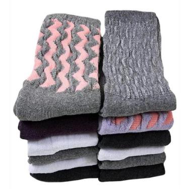 Imagem de Meia Aerobica atacado Kit 4 Pares Feminina Academia - Propria,  33 a 3