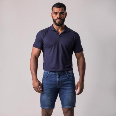 Imagem de Bermuda Jeans Slim Masculina Zune Cor:;Tamanho:42;Gênero:Masculino-Masculino