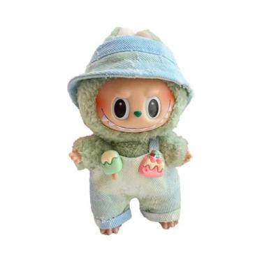 Imagem de Macacão Colorido De Pelúcia Miniatura Com Chapéu De Pescador Para Bone