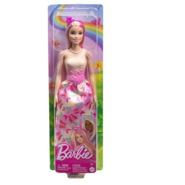 Imagem de Barbie Princesa Donzela Vestidos Sonhos Rosa HRR08 - Mattel (43051)