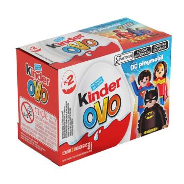 Imagem de Kinder Ovo DC Playmobil com 2 Unidades de 20g cada