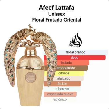 Imagem de Perfume Arabe Afeef Lattafa EDP 100ml Unissex Original com Nota Fiscal