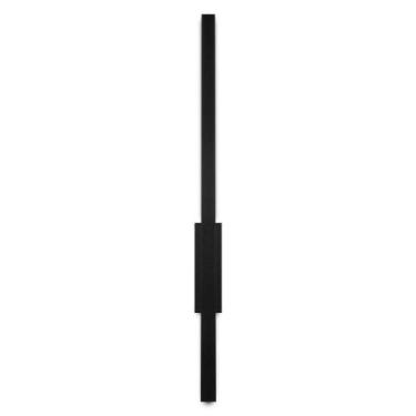Imagem de 3 Arandelas Traço Frame Linear Reta Led 6w 50cm 3000k-preto - Trybo De