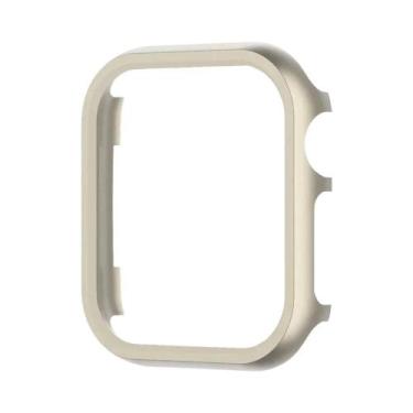 Imagem de Capa Protetora De Alumínio Dourado Para Apple Watch SE Série 10 9 8 7 