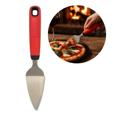 Imagem de Espátula para Servir Bolo Torta e Pizza em Aço Inoxidável e Silicone Design Arrojado pa...