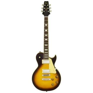 Imagem de Guitarra Elétrica Pro II PE-590STD com Captadores CPH-1C Classic Power II Aged Tobacco Sunburst Aria Guitars