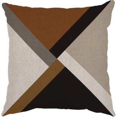 Imagem de Capa Almofada 50x50 Linho Geometric Terrosa A - LA FAVORITTA AL, LA FA