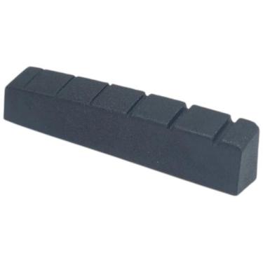 Imagem de Nut pestana guitarra Les Paul e violao preto plastico NEG426 - SPIRIT